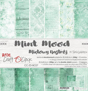 12" x 12" paper pad - Mint Mood