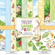 12" x 12" paper pad - Safari For Kids