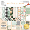 12" x 12" paper pad - Peaches & Cream - Crafty Wizard