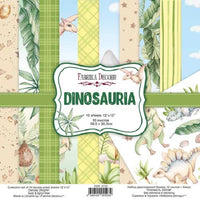 12" x 12" paper pad - Dinosauria