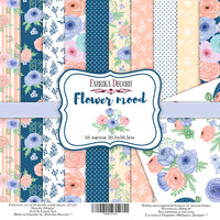 12" x 12" paper pad - Flower Mood - Crafty Wizard