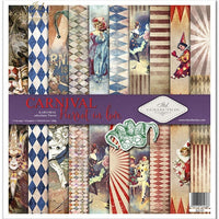 11.8" x 12.1" paper pad - Carnival - Pierrot in Love