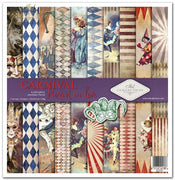 11.8" x 12.1" paper pad - Carnival - Pierrot in Love