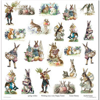 11.8" x 12.1" paper pad - Easter Bunny