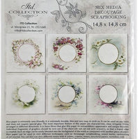 Floral  Frames - rice paper set