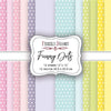 12" x 12" paper pad - Funny Dots - Crafty Wizard