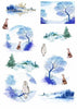 A4 Winter Animals paper pad