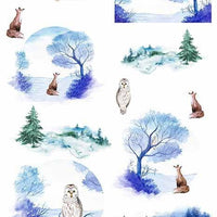 A4 Winter Animals paper pad