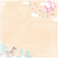 8" x 8" paper pad -  Dreamy Baby Girl - Crafty Wizard