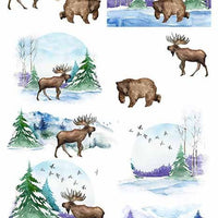 A4 Winter Animals paper pad
