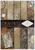 A4 Steampunk paper pad