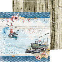 6" x 6" paper pad - Seaside Greetings