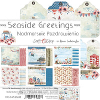 6" x 6" paper pad - Seaside Greetings