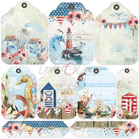 6" x 6" paper pad - Seaside Greetings