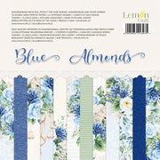 6" x 6" paper pad - Blue Almonds