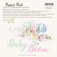 6" x 6" paper pad - Baby Boom