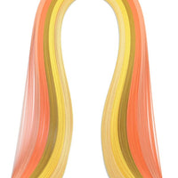 5 shades of pastel yellow and orange - Crafty Wizard