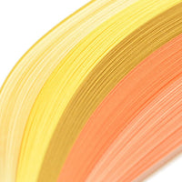 5 shades of pastel yellow and orange - Crafty Wizard