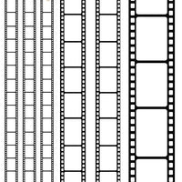 A4 Movies theme transparent foil set