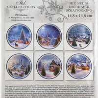 Christmas Scenes - rice paper set