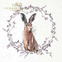Wreaths and Hares 2 - rice paper set