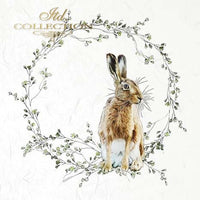 Wreaths and Hares 2 - rice paper set