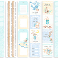 12" x 12" paper pad - Dreamy Baby Boy - Crafty Wizard