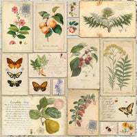 8" x 8" paper pad - Summer Botanical