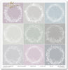 11.8" x 12.1" paper pad - Shabby chic four colours