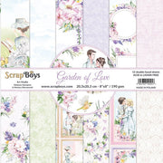 8" x 8" paper pad - Garden of Love