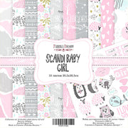 12" x 12" paper pad - Scandi baby girl - Crafty Wizard