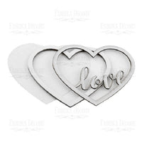 'Love' heart shaker set - Crafty Wizard