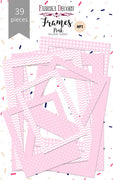 39pcs Pink Photo Frames - Crafty Wizard