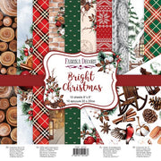 8" x 8" paper pad - Bright Christmas