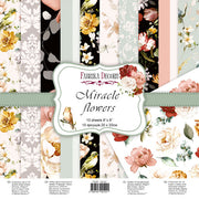 8" x 8" paper pad - Miracle Flowers