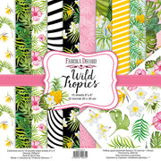 8" x 8" paper pad -  Wild Tropics - Crafty Wizard