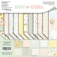 8" x 8" paper pad - Boy or Girl - Crafty Wizard