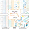 8" x 8" paper pad -  Dreamy Baby Boy - Crafty Wizard