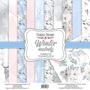 8" x 8" paper pad - Winter Melody - Crafty Wizard