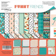 8" x 8" paper pad - Funny Friends - Crafty Wizard