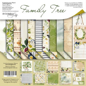 8" x 8" paper pad - Family Tree - Crafty Wizard