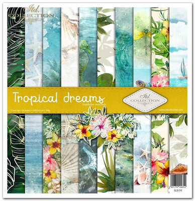 Tropical dreams -  paper pad - Crafty Wizard