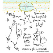 Colorado Craft Company - Anita Jeram Star is Born Clear Stamp Set