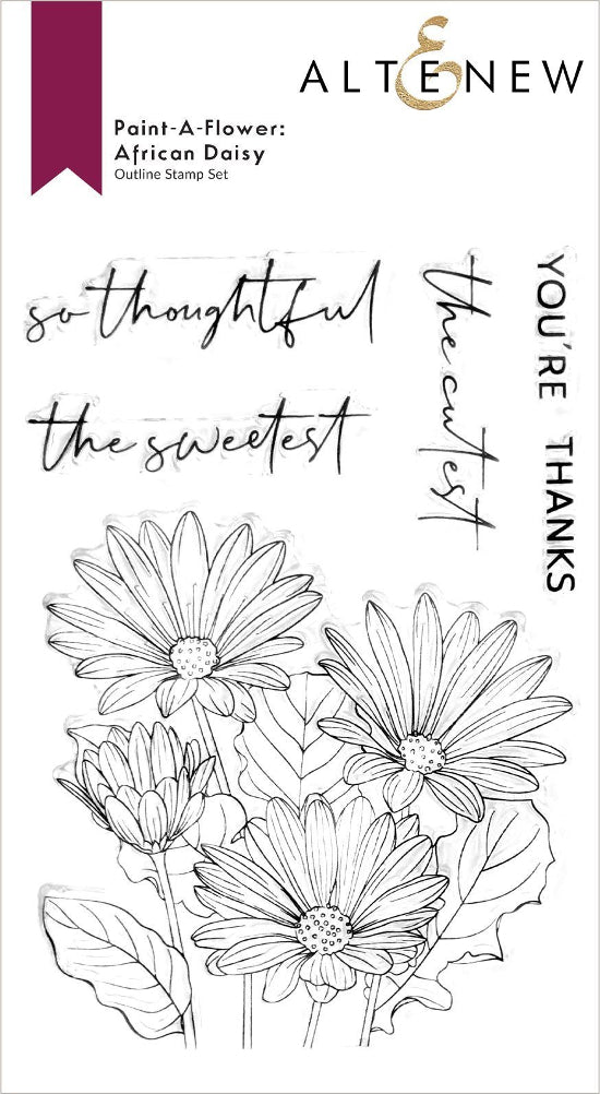 Altenew - Paint-A-Flower: African Daisy - Clear Stamp Set