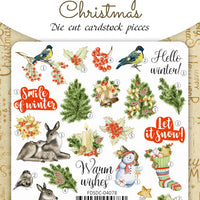 53pcs Awaiting Christmas die cuts