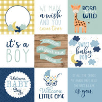 12" x 12" paper pad - Baby Boy - Crafty Wizard