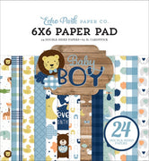 6" x 6" paper pad - Baby Boy - Crafty Wizard