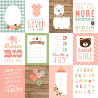 6" x 6" paper pad - Baby Girl - Crafty Wizard