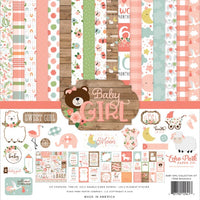 12" x 12" paper pad - Baby Girl - Crafty Wizard