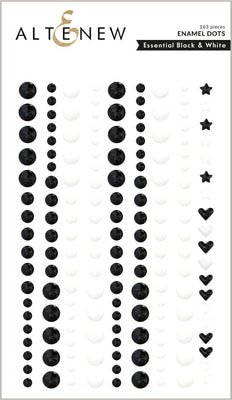 Altenew - Black and White Enamel Dots